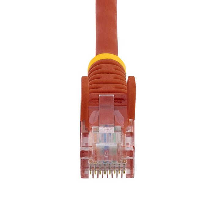 StarTech.com Cat5e Patch Cable with Snagless RJ45 Connectors - 3m, Red, 3 m, Cat5e, U/UTP (UTP), RJ-45, RJ-45, Red