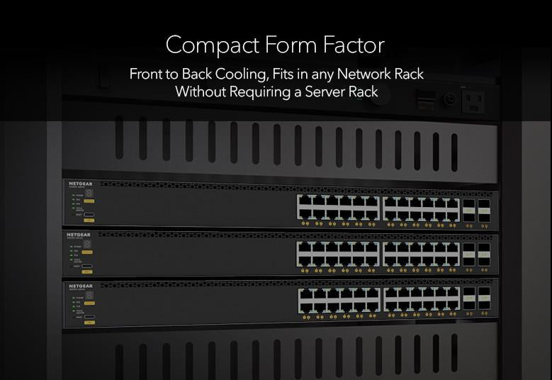 NETGEAR XSM4328FV, Managed, L3, Full duplex, Rack mounting, 1U