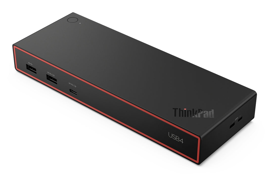 Lenovo ThinkPad USB4 Dock 5000, Wired, Thunderbolt 4, 65 W, 1000 Mbit/s, Black, Eclipse Black