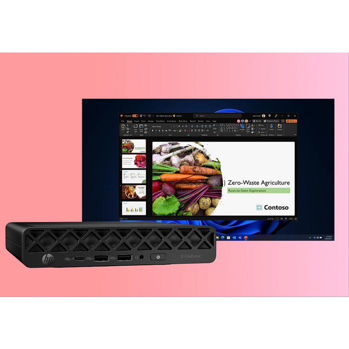 HP EliteDesk 8 Mini G1i AI, Intel Core Ultra 5, 235T, 16 GB, DDR5-SDRAM, 512 GB, Windows 11 Pro