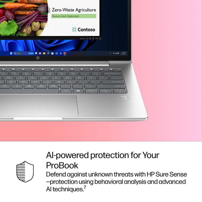 HP ProBook 4 G1i AI PC, Intel Core Ultra 5, 35.6 cm (14"), 1920 x 1200 pixels, 16 GB, 512 GB, Windows 11 Pro