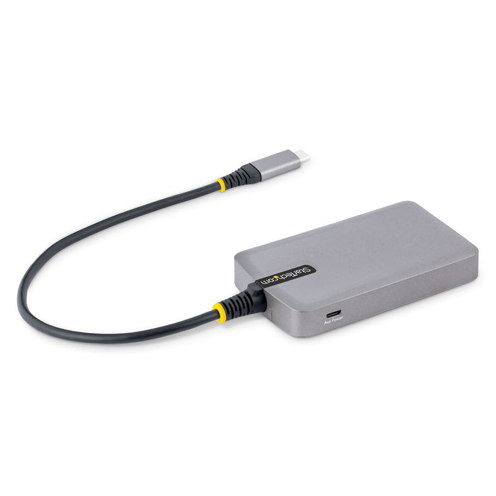 StarTech 4-Port USB-C Hub - 5Gbps - Bus Powered - USB C to 4x USB-A Hub w/ Optional Auxiliary Power Input - Portable Desktop/Laptop USB Hub - 1ft (30cm) Cable - USB Expansion Hub (5G4AB-USB-C-HUB)