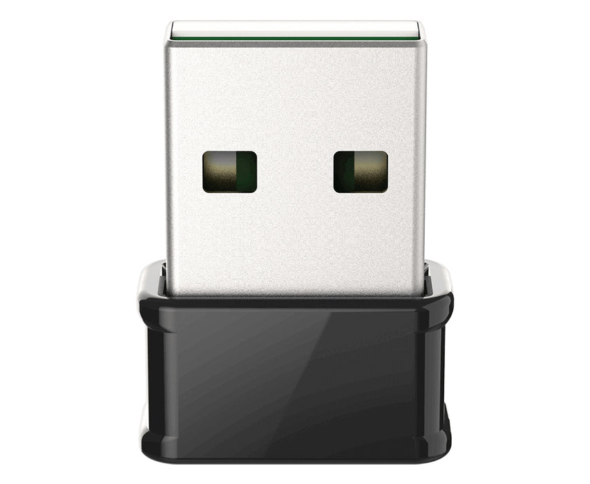 D-Link AC1300 MU-MIMO Nano USB Adapter, Wireless, USB, WLAN, Wi-Fi 5 (802.11ac), Black