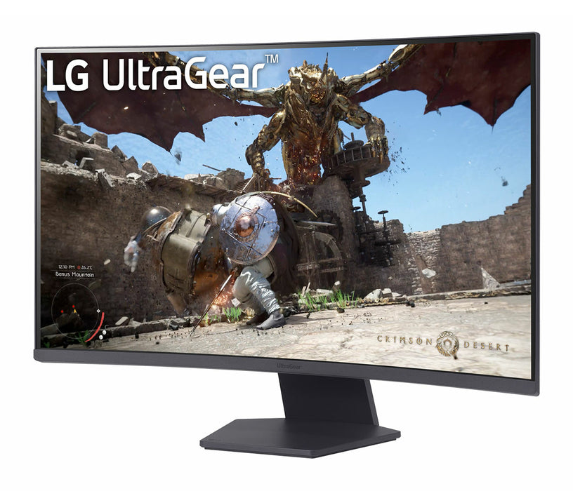 LG 32GS60QC-B, 80 cm (31.5"), 2560 x 1440 pixels, Quad HD, LCD, 1 ms, Black