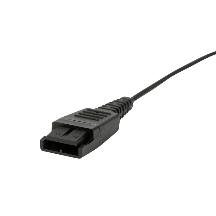 Jabra Biz 2300 QD, Wideband, Duo, Wired, Office/Call center, 150 - 6800 Hz, 65 g, Headset, Black