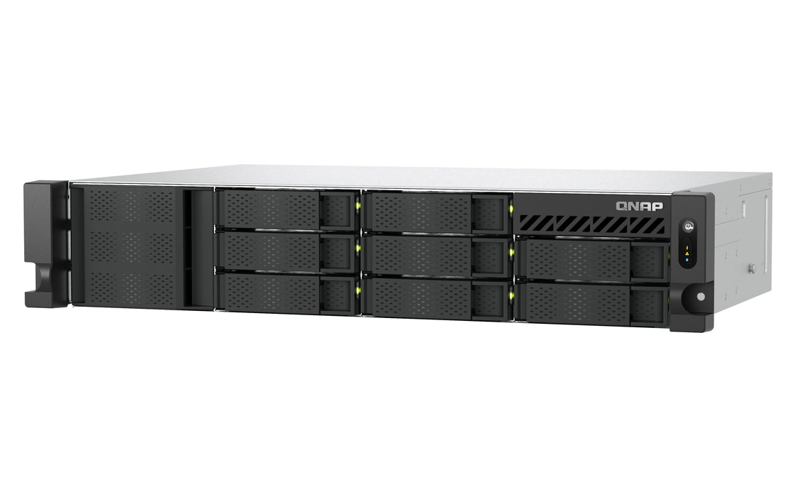 QNAP TS-855EU-8G, NAS, Rack (2U), Intel Atom®, C5125, 8 GB, DDR4