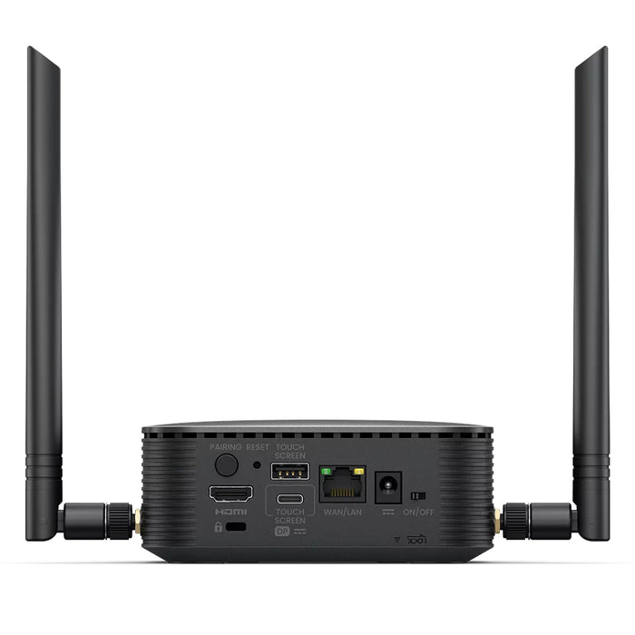 BenQ InstaShow VS25, Desktop, Black, External, 2 dBi, 802.11a, 802.11b, 802.11g, Wi-Fi 4 (802.11n), Wi-Fi 5 (802.11ac), Wi-Fi 6 (802.11ax), 2400 Mbit/s