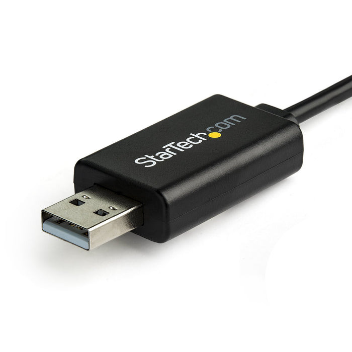 StarTech.com 6 ft. (1.8 m) Cisco USB Console Cable - USB to RJ45, RJ-45, USB 2.0 Type-A, 1.8 m, Black