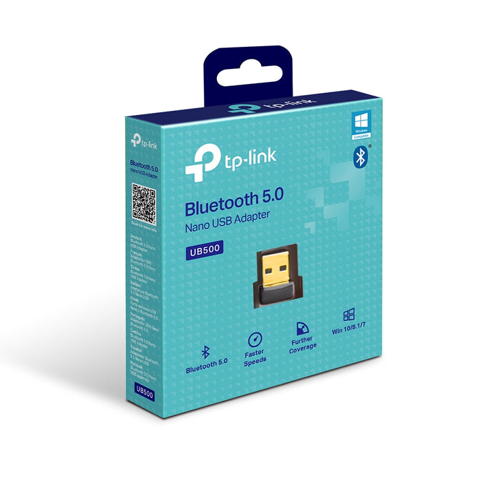 TP-Link Bluetooth 5.0 Nano USB Adapter, Wireless, USB Type-A, Bluetooth, Black
