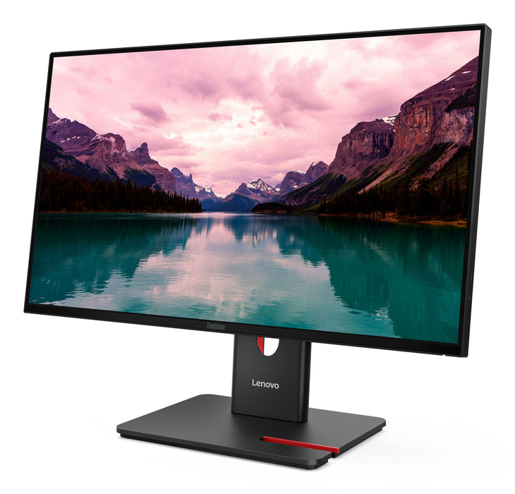 Lenovo ThinkVision T24-40, 60.5 cm (23.8"), 1920 x 1080 pixels, Full HD, LCD, 6 ms, Black