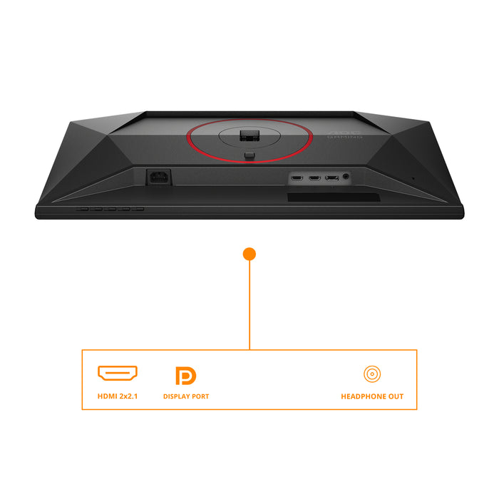 AOC G4 Q25G4SR, 62.2 cm (24.5"), 2560 x 1440 pixels, Quad HD, LED, 1 ms, Black, Red