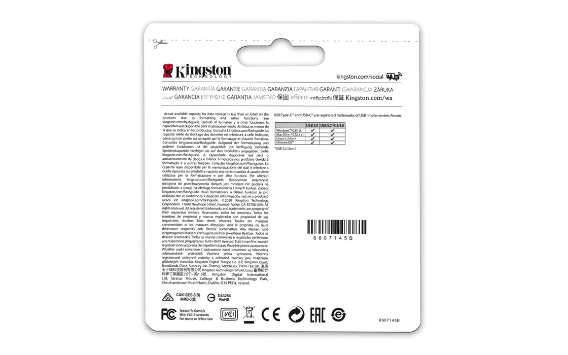 Kingston Technology DataTraveler 128GB microDuo 3C 200MB/s dual USB-A + USB-C, 128 GB, USB Type-A / USB Type-C, 3.2 Gen 1 (3.1 Gen 1), 200 MB/s, Other, Stainless steel, Purple