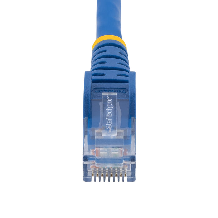 StarTech.com 5m CAT6 Ethernet Cable - LSZH (Low Smoke Zero Halogen) - 10 Gigabit 250Mhz 100W PoE RJ45 10GbE UTP Network Patch Cord Snagless with Strain Relief - Blue, CAT 6, ETL Verified, 24AWG, 5 m, Cat6, U/UTP (UTP), RJ-45, RJ-45, Blue
