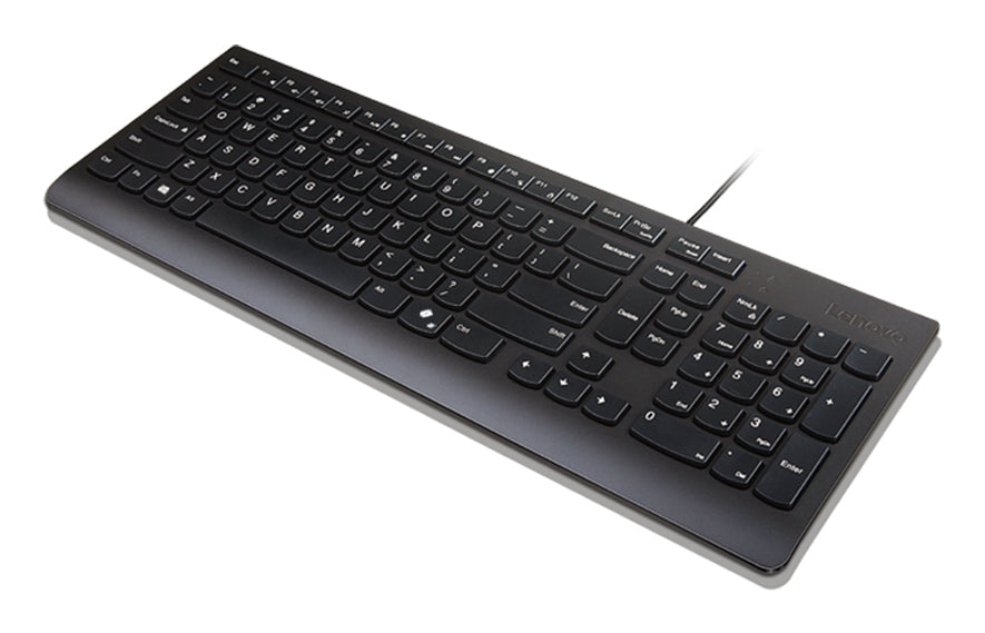 Lenovo 4Y41R64671, Full-size (100%), Wired, USB, Plunger key switch, Black