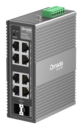 TP-Link Omada IES208G, Managed, Gigabit Ethernet (10/100/1000), Wall mountable