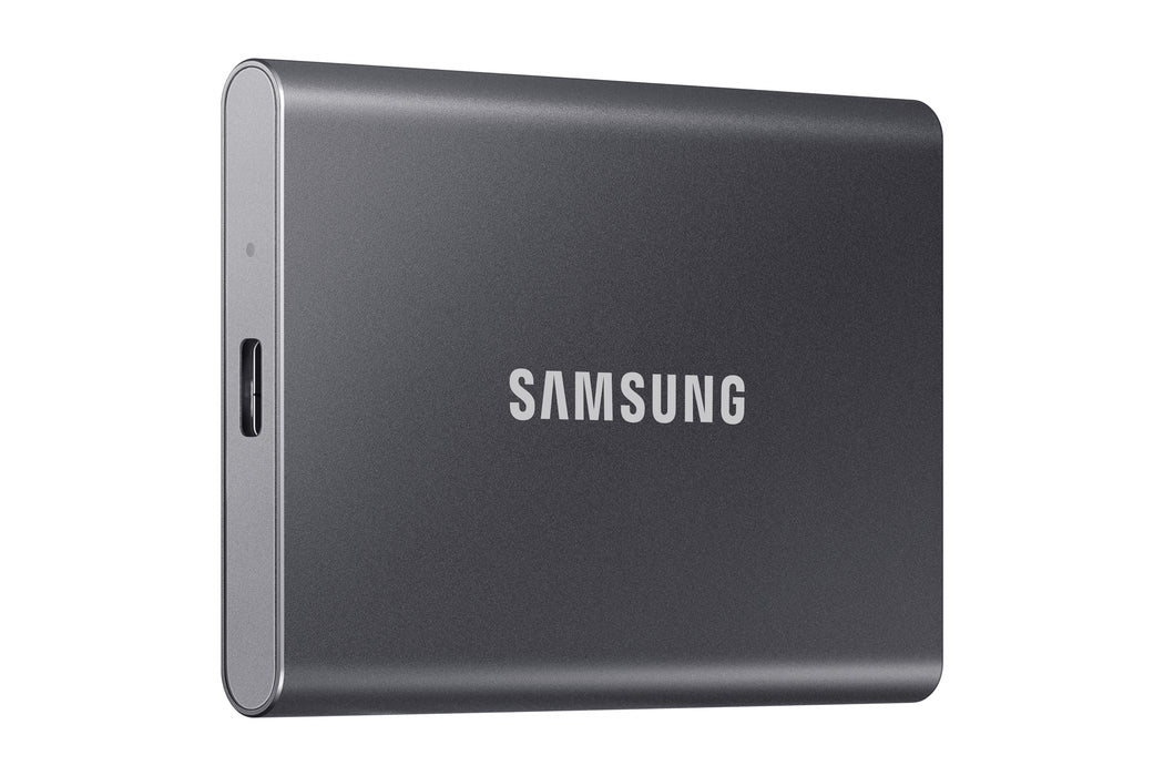 Samsung Portable SSD T7, 2 TB, USB Type-C, 3.2 Gen 2 (3.1 Gen 2), 1050 MB/s, Password protection, Grey