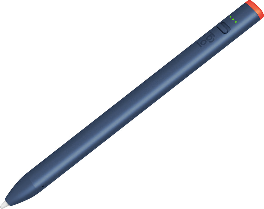 Logitech Crayon for Education, Tablet, Apple, Blue, Orange, iPad Pro 12.9-inch iPad Pro 12.9-inch (6th gen) Model: A2436, A2764, A2437, A2766 iPad Pro..., White, Acrylonitrile butadiene styrene (ABS), Aluminium, Polycarbonate (PC)