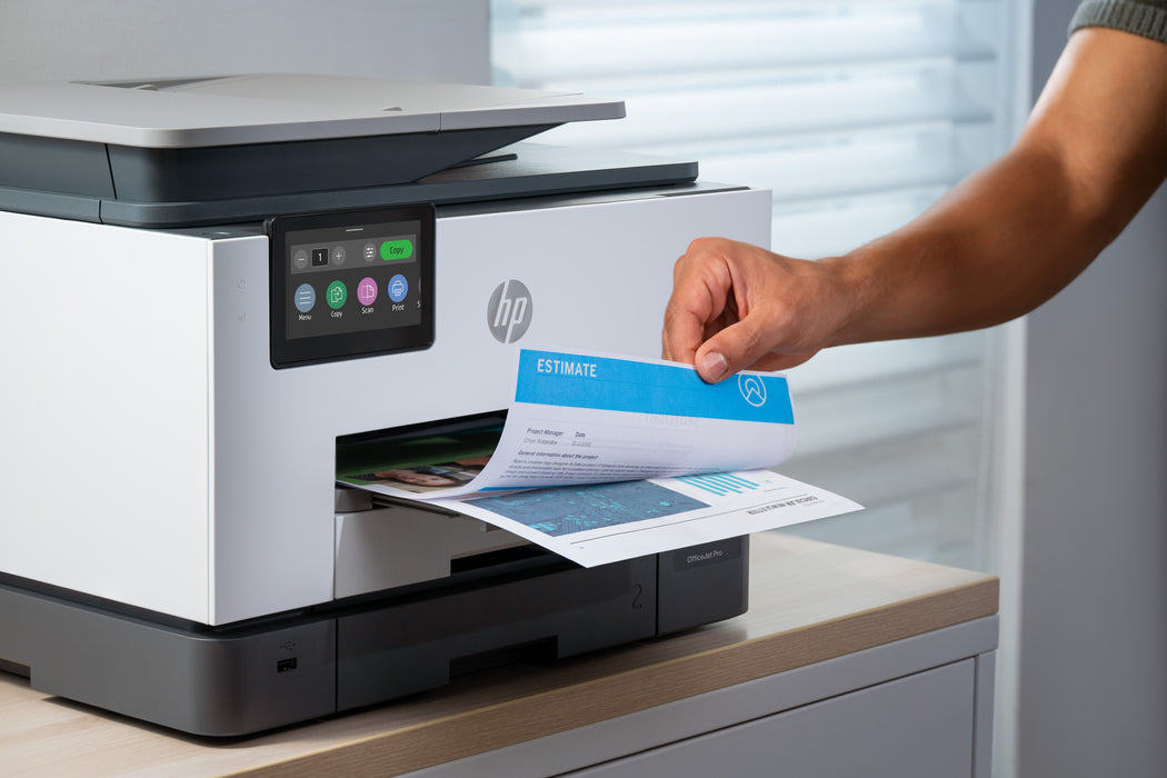 HP OfficeJet Pro 9135 Wireless All-in-One Color Printer, Two-sided printing; Copier, Scanner, Thermal inkjet, Colour printing, 4800 x 1200 DPI, A4, Direct printing, Grey