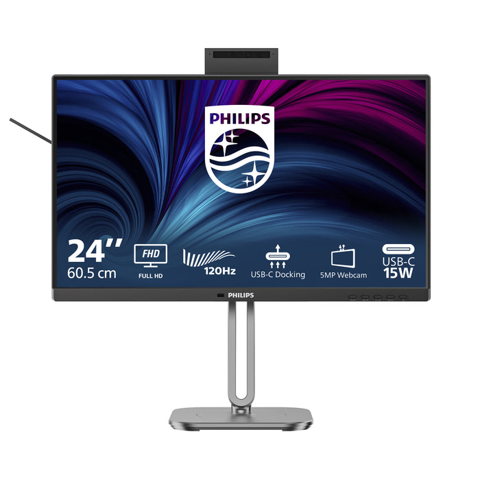 Philips 4000 series 24B2U4301H/00, 60.5 cm (23.8"), 1920 x 1080 pixels, Full HD, LCD, 4 ms, Grey