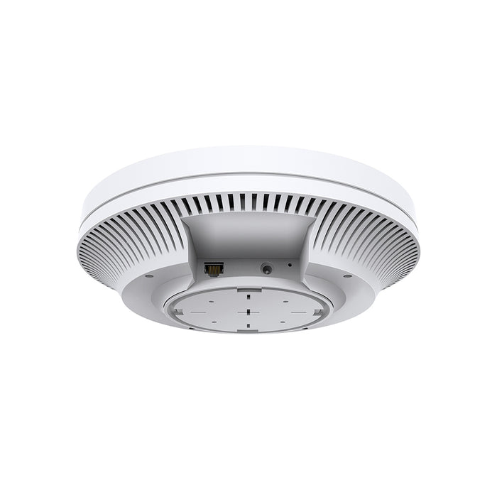TP-Link Omada AX3600 Wireless Dual Band Multi-Gigabit Ceiling Mount Access Point, 2.4 GHz, 5 GHz, 2402 Mbit/s, WPA-Enterprise, WPA-PSK, WPA2-Enterprise, WPA2-PSK, WPA3-Enterprise, WPA3-PSK, 25000 Mbit/s