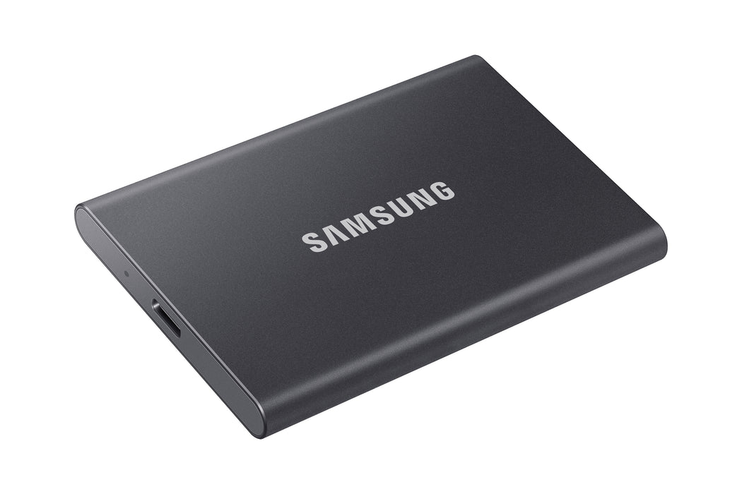 Samsung Portable SSD T7, 2 TB, USB Type-C, 3.2 Gen 2 (3.1 Gen 2), 1050 MB/s, Password protection, Grey
