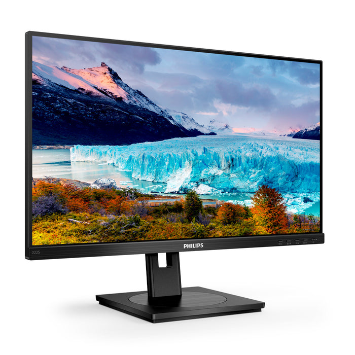 Philips S Line 222S1AE/00, 54.6 cm (21.5"), 1920 x 1080 pixels, Full HD, LCD, 4 ms, Black