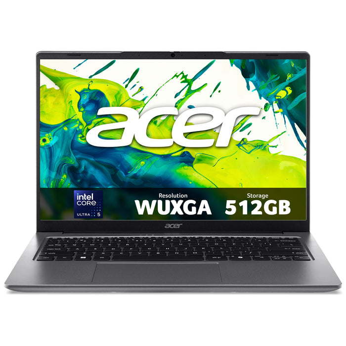 Acer Extensa 14 laptop (EXO14-72) - Intel Core Ultra 5, 16GB RAM, 512GB SSD, " WUXGA display, Windows 11 Pro, Intel Core Ultra 5, 1.2 GHz, 35.6 cm (14"), 1920 x 1200 pixels, 16 GB, 512 GB