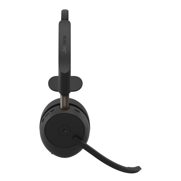 Jabra Evolve3 65 MS - USB-A with Dongle - Mono (Charging Stand), Wireless, Office/Call center, 20 - 20000 Hz, 131 g, Headset, Black