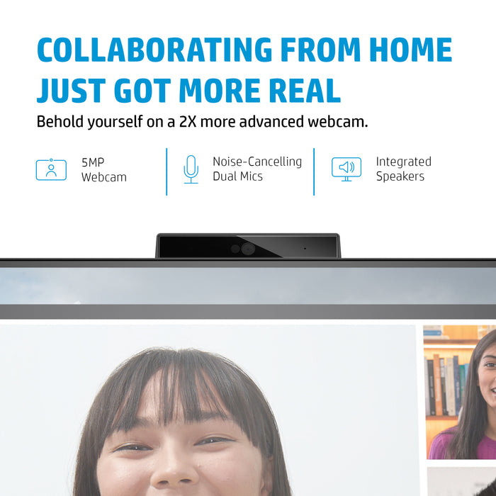 HP E-Series E27m G4 QHD USB-C Conferencing Monitor, 68.6 cm (27"), 2560 x 1440 pixels, Quad HD, LCD, 5 ms, Black