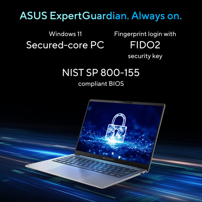 ASUS ExpertBook P5 P5405CSA-U735W, Intel Core Ultra 7, 35.6 cm (14"), 2560 x 1600 pixels, 32 GB, 512 GB, Windows 11 Home