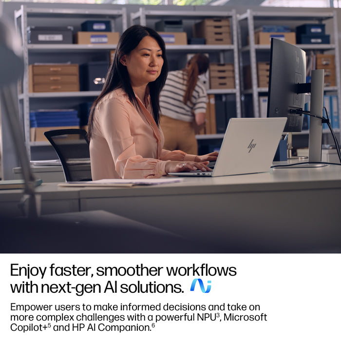 HP EliteBook 6 G1a Next Gen AI PC, AMD Ryzen AI 5, 2 GHz, 35.6 cm (14"), 1920 x 1200 pixels, 24 GB, 512 GB