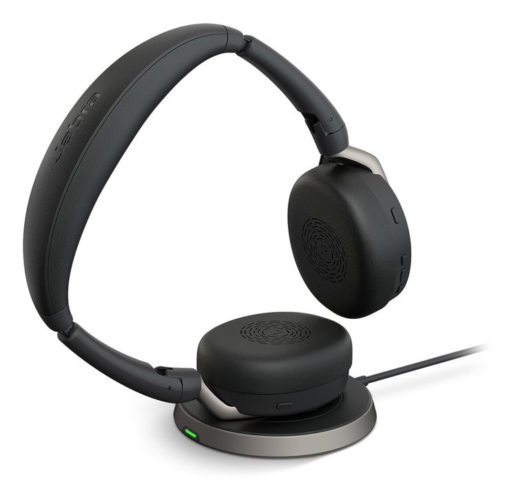 Jabra Evolve2 65 Flex - Link380a MS Stereo (Wireless Charging), Wireless, Office/Call center, 20 - 20000 Hz, 136 g, Headset