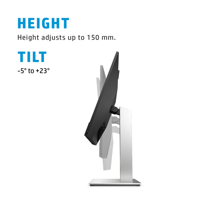 HP E24mv G4 FHD Conferencing Monitor, 60.5 cm (23.8"), 1920 x 1080 pixels, Full HD, LCD, 5 ms, Black