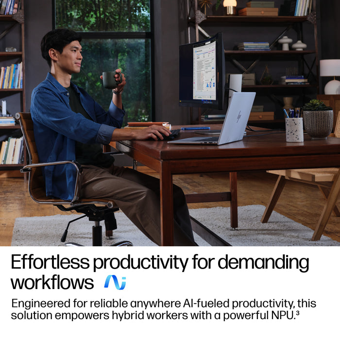 HP EliteBook 8 G1a Next Gen AI PC Wolf Pro Security Edition, AMD Ryzen AI 7, 2 GHz, 35.6 cm (14"), 1920 x 1200 pixels, 24 GB, 512 GB