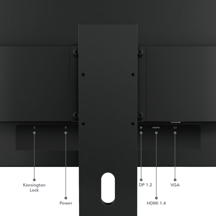 Lenovo ThinkVision E24-40, 60.5 cm (23.8"), 1920 x 1080 pixels, Full HD, LCD, 6 ms, Black