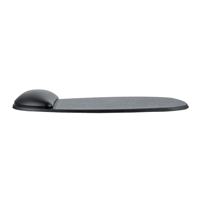 StarTech.com Mouse Pad with Hand rest, 6.7x7.1x 0.8in (17x18x2cm), Ergonomic Mouse Pad with Wrist Support, Desk Wrist Pad w/ Non-Slip PU Base, Cushioned Gel Mouse Pad w/ Palm Rest - TAA, Black, Monochromatic, Polyurethane, Wrist rest, Non-slip base