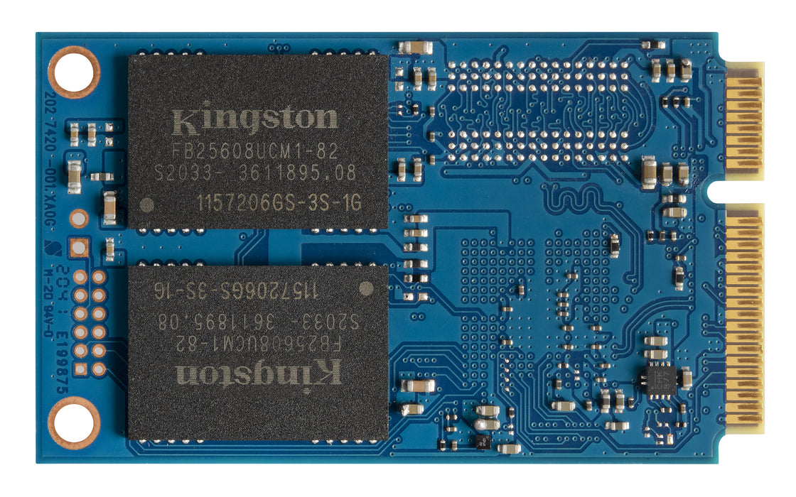 Kingston Technology 256G SSD KC600 SATA3 mSATA, 256 GB, mSATA, 550 MB/s, 6 Gbit/s