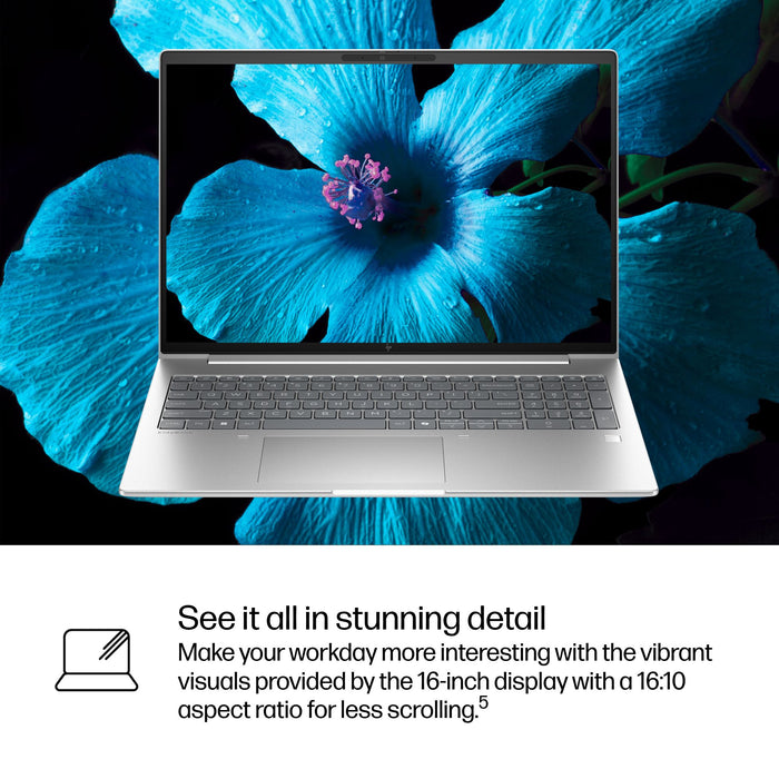 HP EliteBook 6 G1i AI, Intel Core Ultra 7, 40.6 cm (16"), 1920 x 1200 pixels, 16 GB, 512 GB, Windows 11 Pro