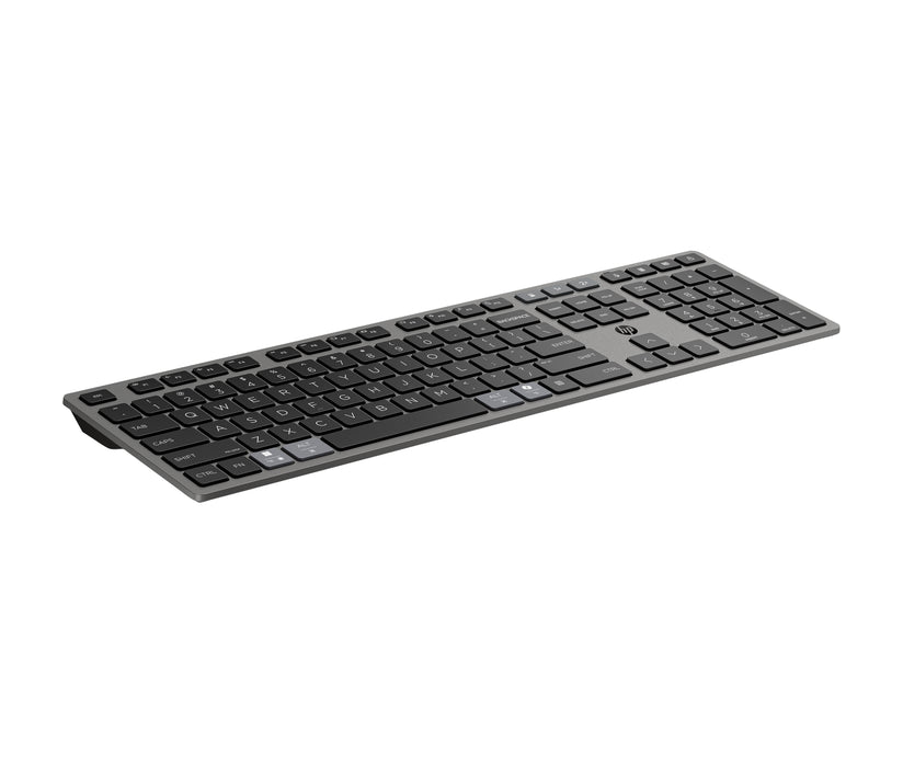 HP 725 Multi-Device Rechargeable Wireless Keyboard, Black