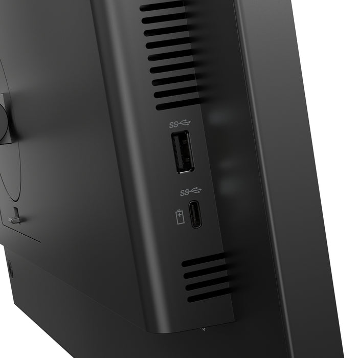 Lenovo ThinkVision P24QD-40, 2560 x 1440 pixels, Wide Quad HD, LED, Black