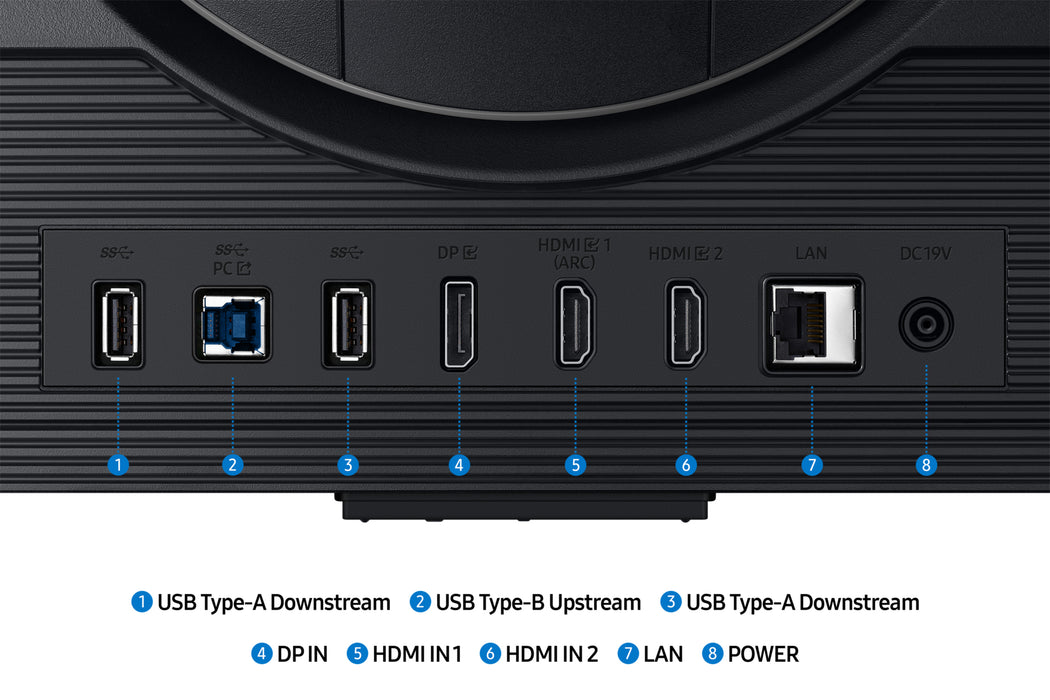 Samsung 27" G70D 144Hz Odyssey Smart Gaming Monitor, 68.6 cm (27"), 3840 x 2160 pixels, 4K Ultra HD, LED, 1 ms, Black