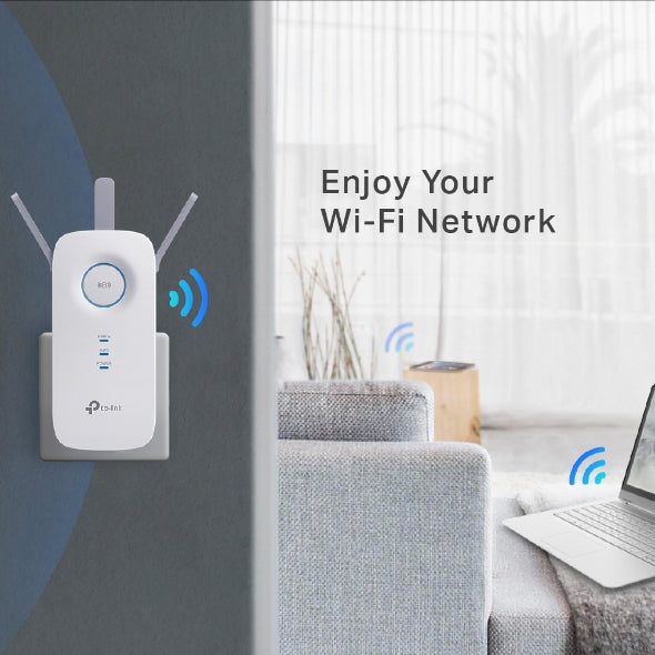 TP-Link AC1750 Wi-Fi, Network repeater, 1750 Mbit/s, 10,100,1000 Mbit/s, External, Gigabit Ethernet, 10/100/1000Base-T(X)