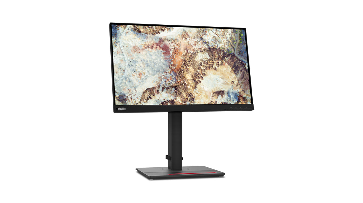 Lenovo ThinkVision T22i-20, 54.6 cm (21.5"), 1920 x 1080 pixels, Full HD, LED, 6 ms, Black