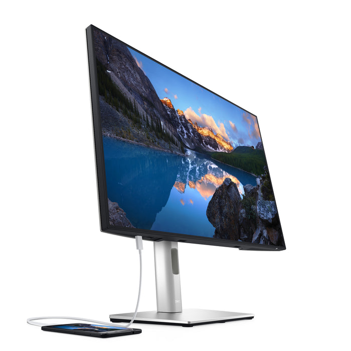 DELL UltraSharp U2421E, 61.2 cm (24.1"), 1920 x 1200 pixels, WUXGA, LCD, 8 ms, Silver