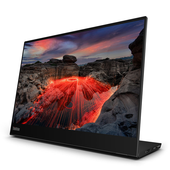 Lenovo ThinkVision M14t Gen 2, 35.6 cm (14"), 2240 x 1400 pixels, 2.2K, LED, 8 ms, Black