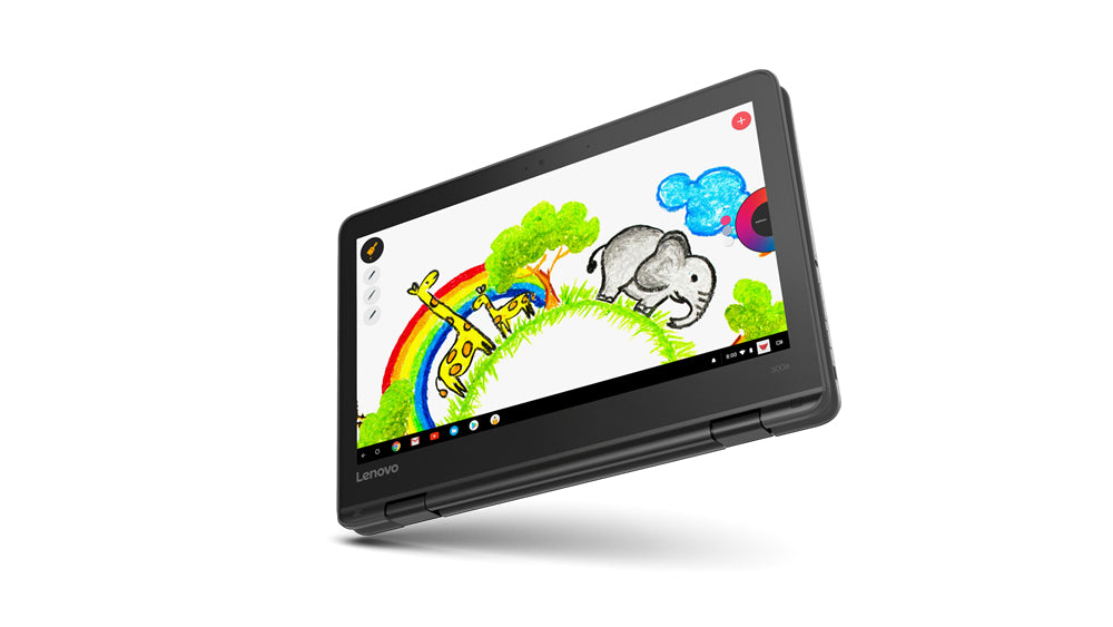 Lenovo 300e Chromebook 2nd Gen AST, AMD A4, 1.6 GHz, 29.5 cm (11.6"), 1366 x 768 pixels, 4 GB, 32 GB