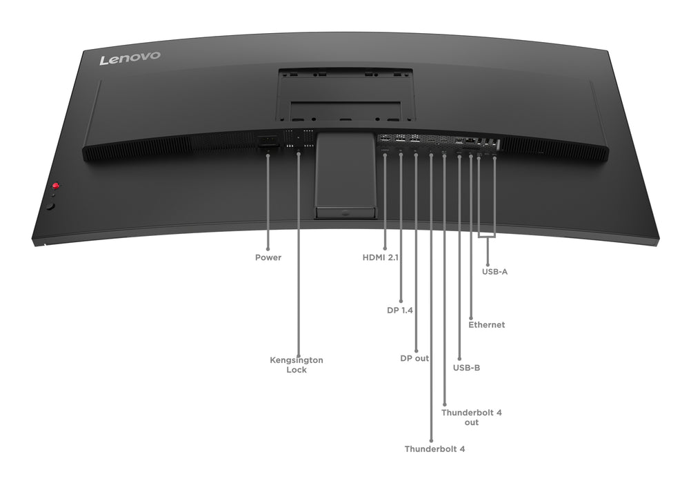 Lenovo ThinkVision P40WD-40 Monitor, 100.8 cm (39.7"), 5120 x 2160 pixels, WUHD, LCD, 6 ms, Black