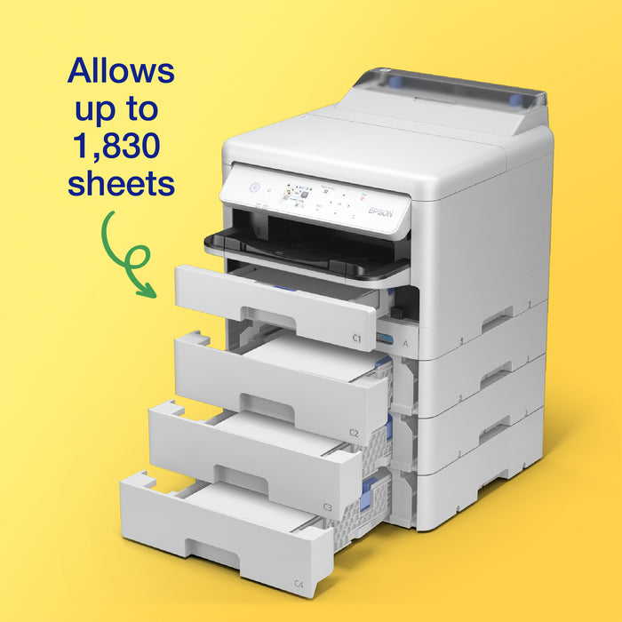 Epson WF-C5390DW, Colour, 4800 x 1200 DPI, 4, A4, 75000 pages per month, 34 ppm