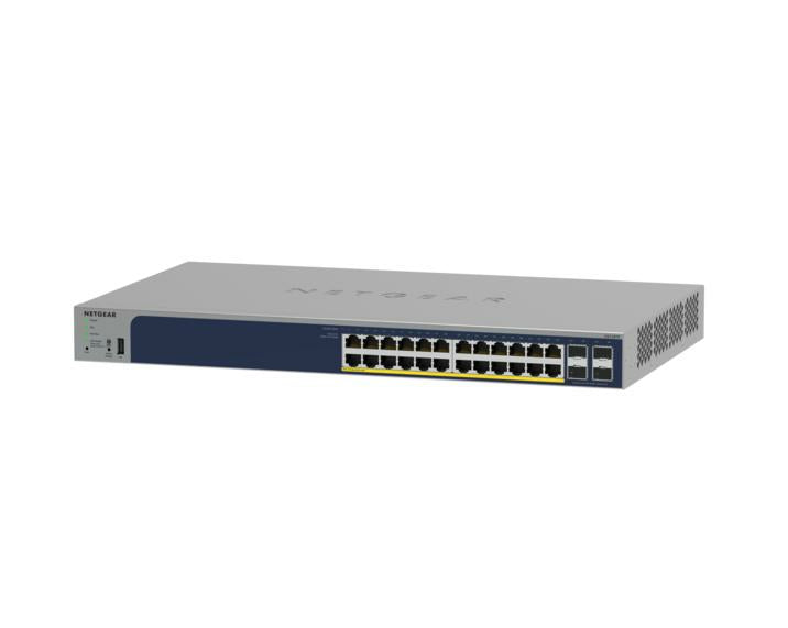 NETGEAR GS752TPP, Managed, L2/L3/L4, Gigabit Ethernet (10/100/1000), Power over Ethernet (PoE), Rack mounting