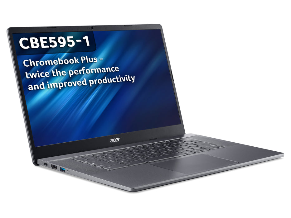Acer Chromebook CB PLUS CB515-2HE I51215U 8GB/256GB, Intel® Core™ i5, 39.6 cm (15.6"), 1920 x 1080 pixels, 8 GB, 256 GB, ChromeOS